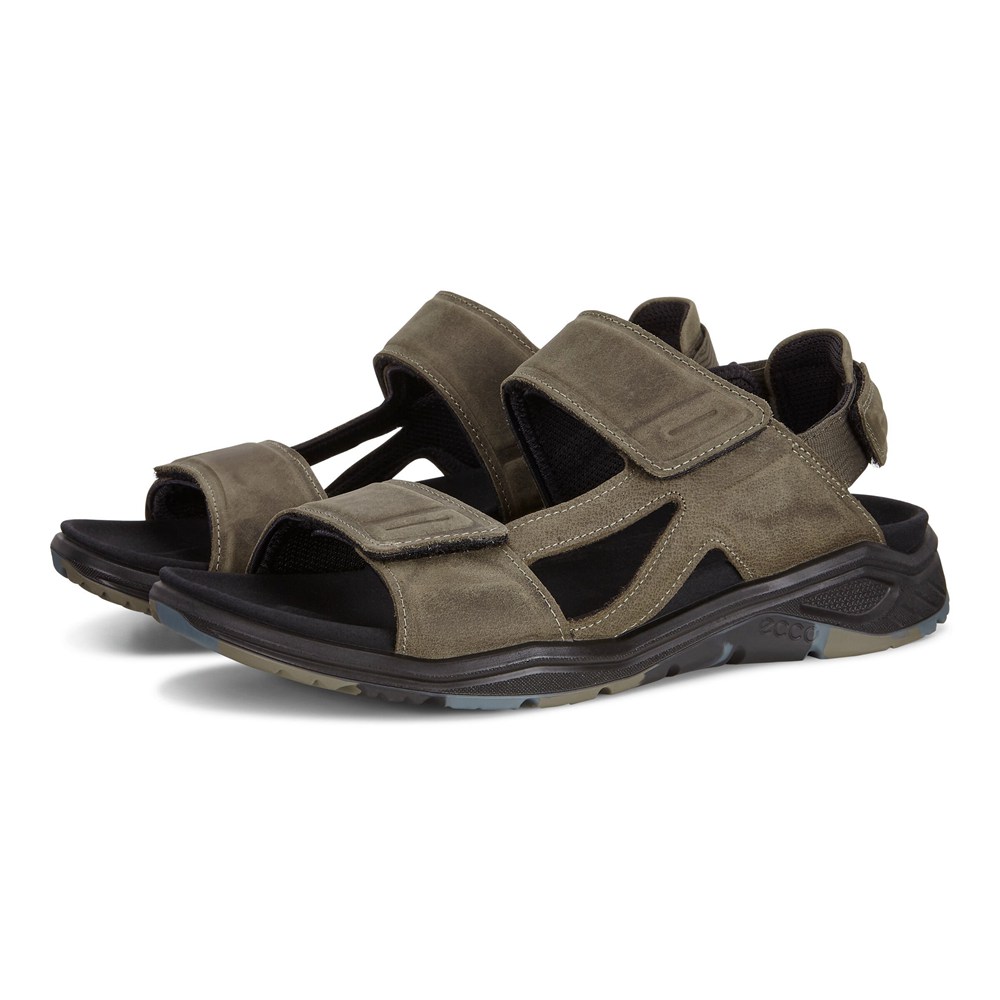 ECCO Mens Sandals Dark Grey - X-Trinsic Flat - XLO-649538